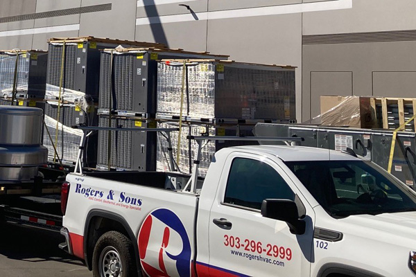 Rogers & Sons truck and metal