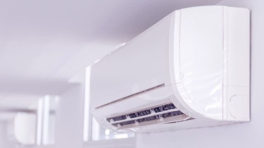 ductless mini split system installed in a home