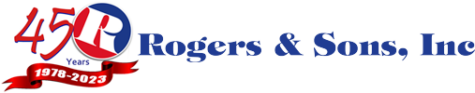Rogers & Sons - 45 year anniversary logo